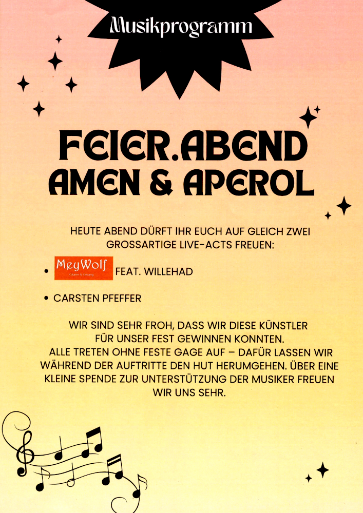 Das Plakat der Veranstaltung