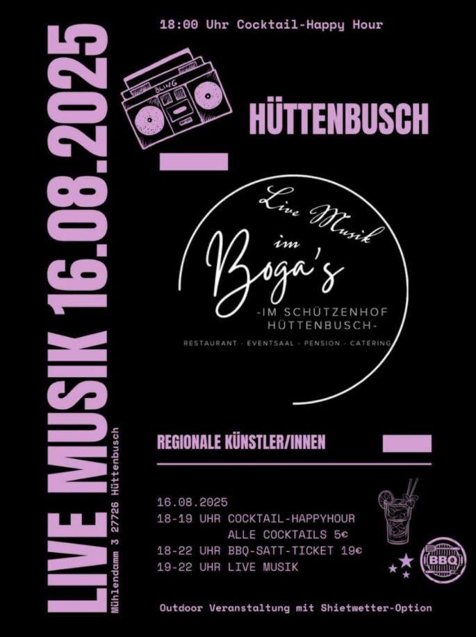 Das Plakat der Veranstaltung