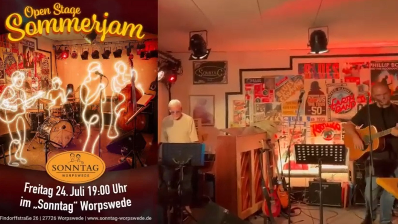 YouTube Video-Voschau 'Sommer Jam im Sonntag Worpswede - Iris (Goo Goo Dolls)'